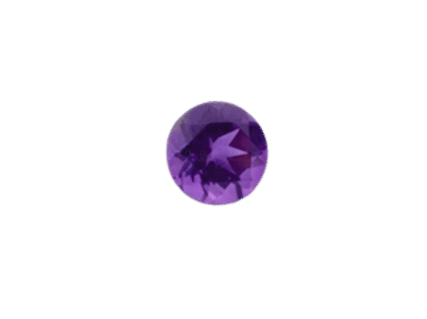 ROUND BRILLIANT CUT AMETHYST