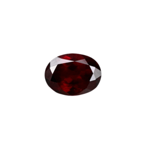 OVAL DEEP RED GARNET MOZAMBIQUE
