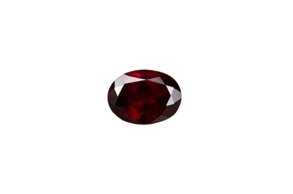 OVAL DEEP RED GARNET MOZAMBIQUE